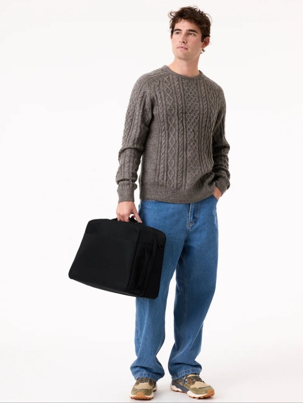 Beis The Ultimate Ttavel Duffle Black NWT Underseat Bag